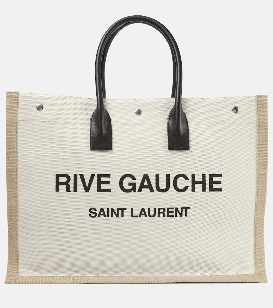 Sa1nt Lau*nt Rive Gauche Small Tote in Canvas