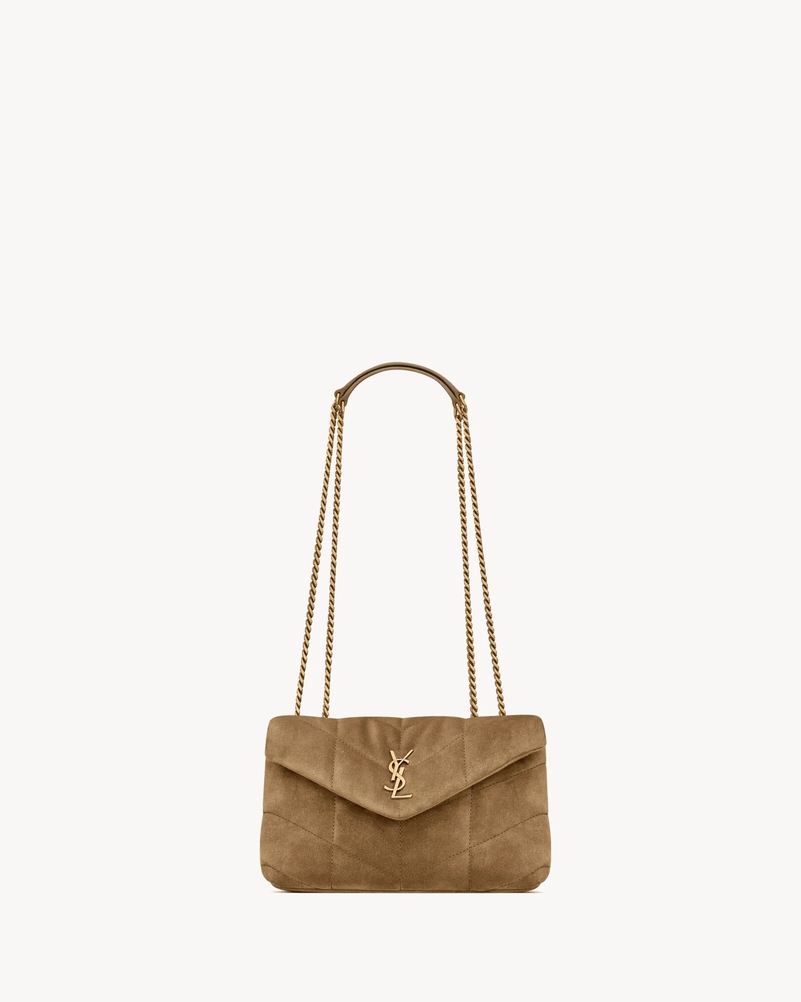 Sa1nt Lau*nt Toy PUFFER in suede