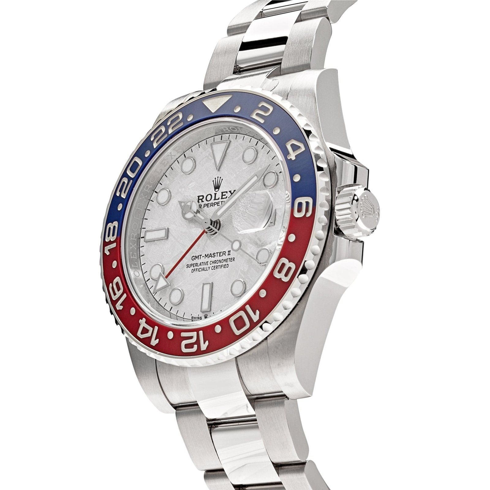 R01ex GMT-Master II 126719BLRO ‘Pepsi’ White Gold Meteorite Dial (2021)