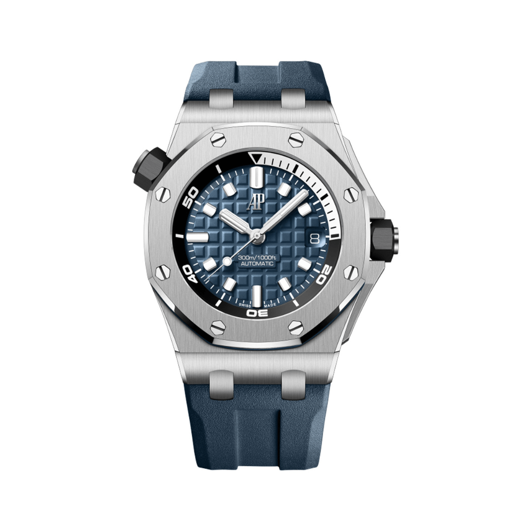Audemars P1g*et Royal Oak Offshore 15720ST.OO.A027CA.01 Diver Stainless Steel Blue Dial