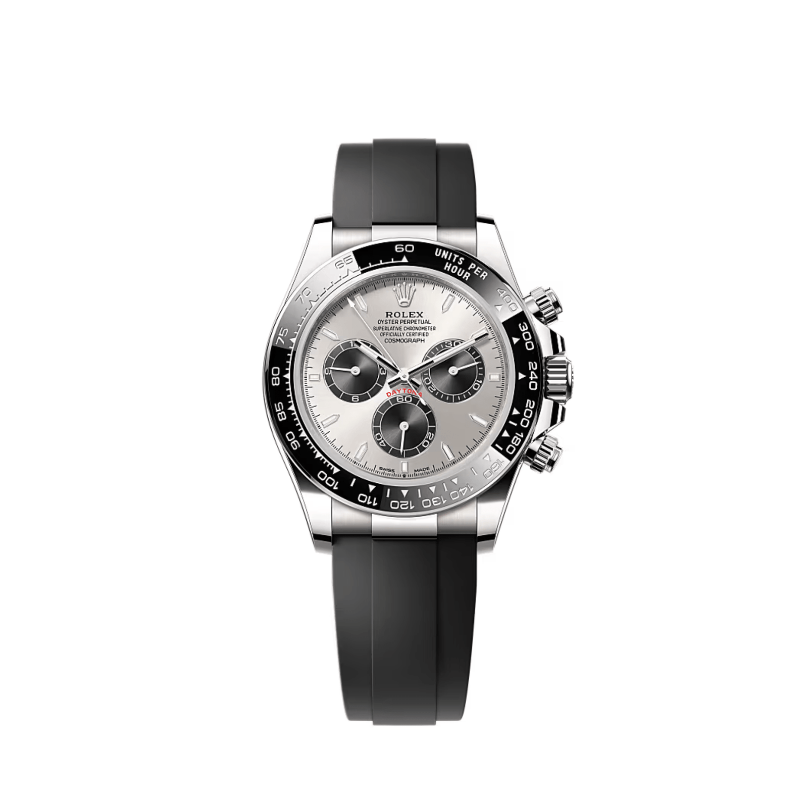 R01ex Daytona 126519LN ‘Ghost’ White Gold Steel and Bright Black Dial (2025)