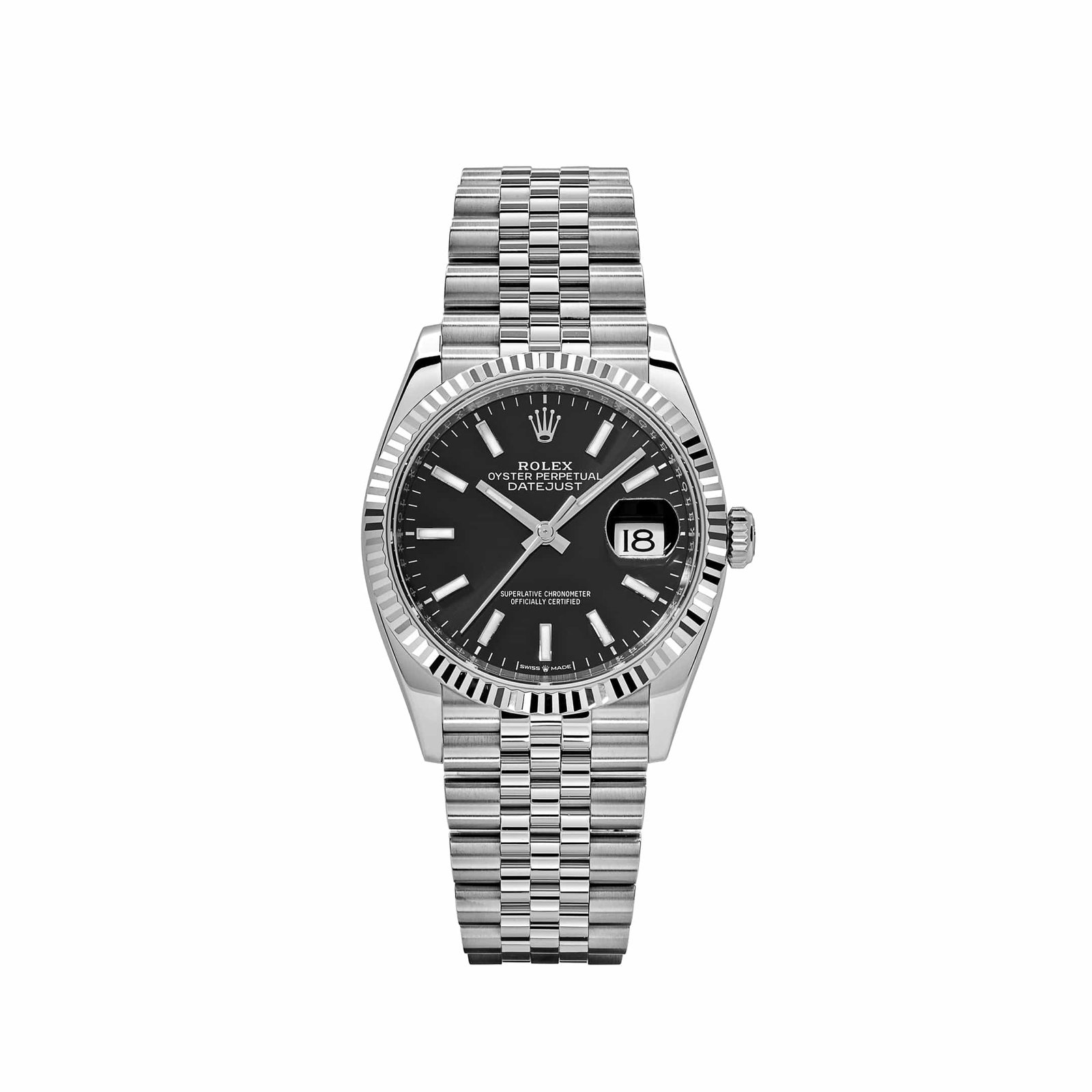 R01ex Datejust 36 126234 Stainless Steel Black Dial Jubilee (2024)