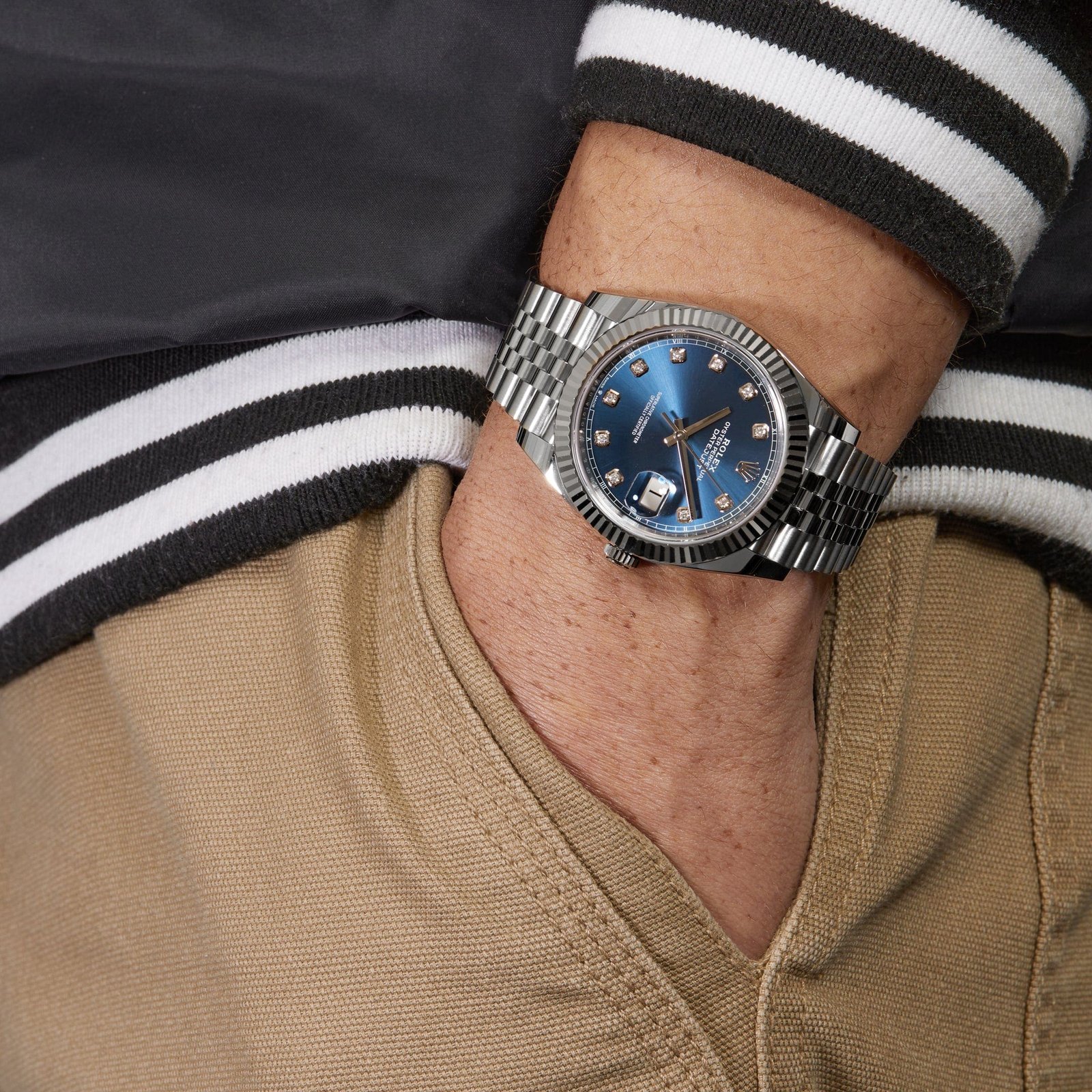 R01ex Datejust 41 126334 Stainless Steel Blue D1am0nd Dial Jubilee (2023)