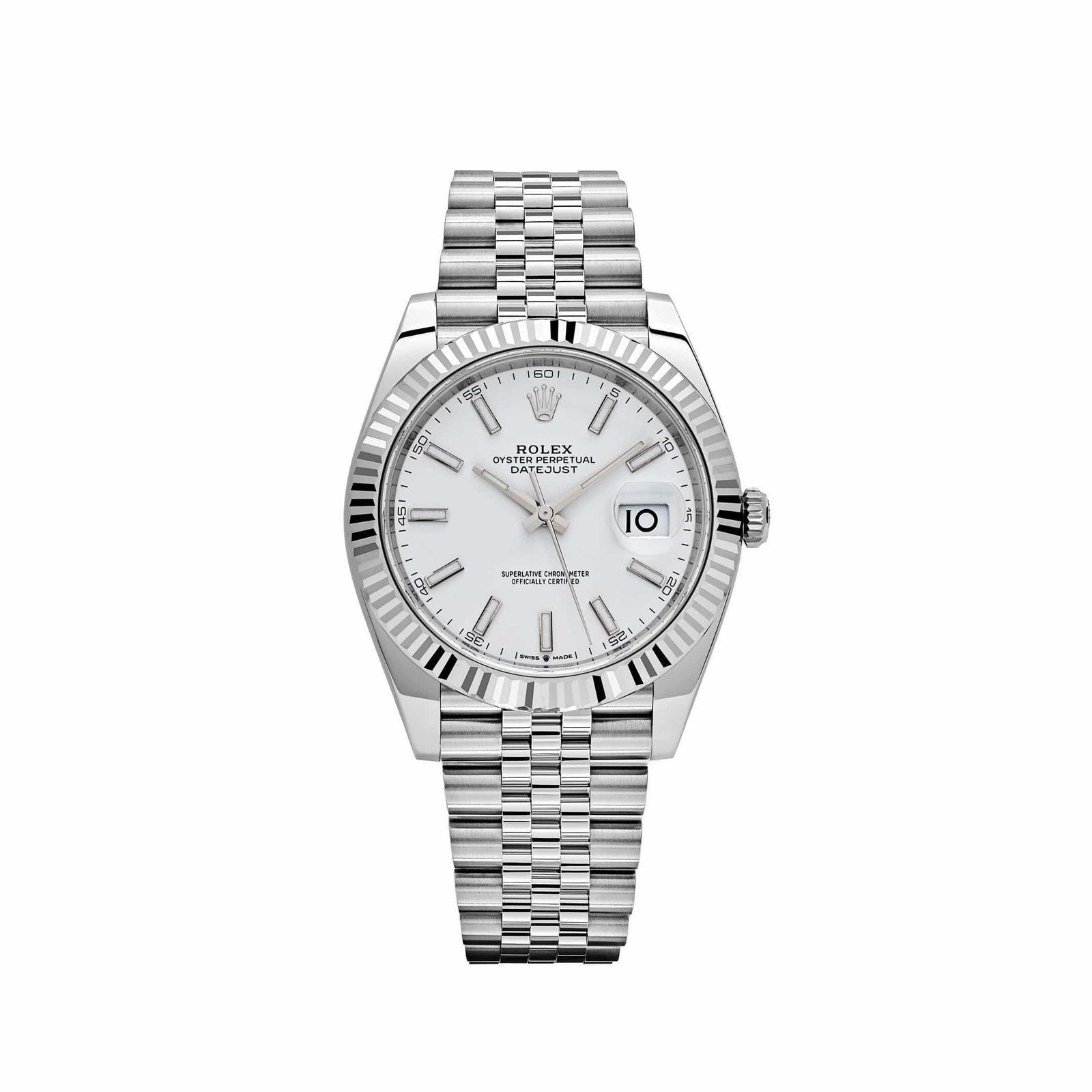 R01ex Datejust 41 126334 Stainless Steel White Dial Jubilee (2024)