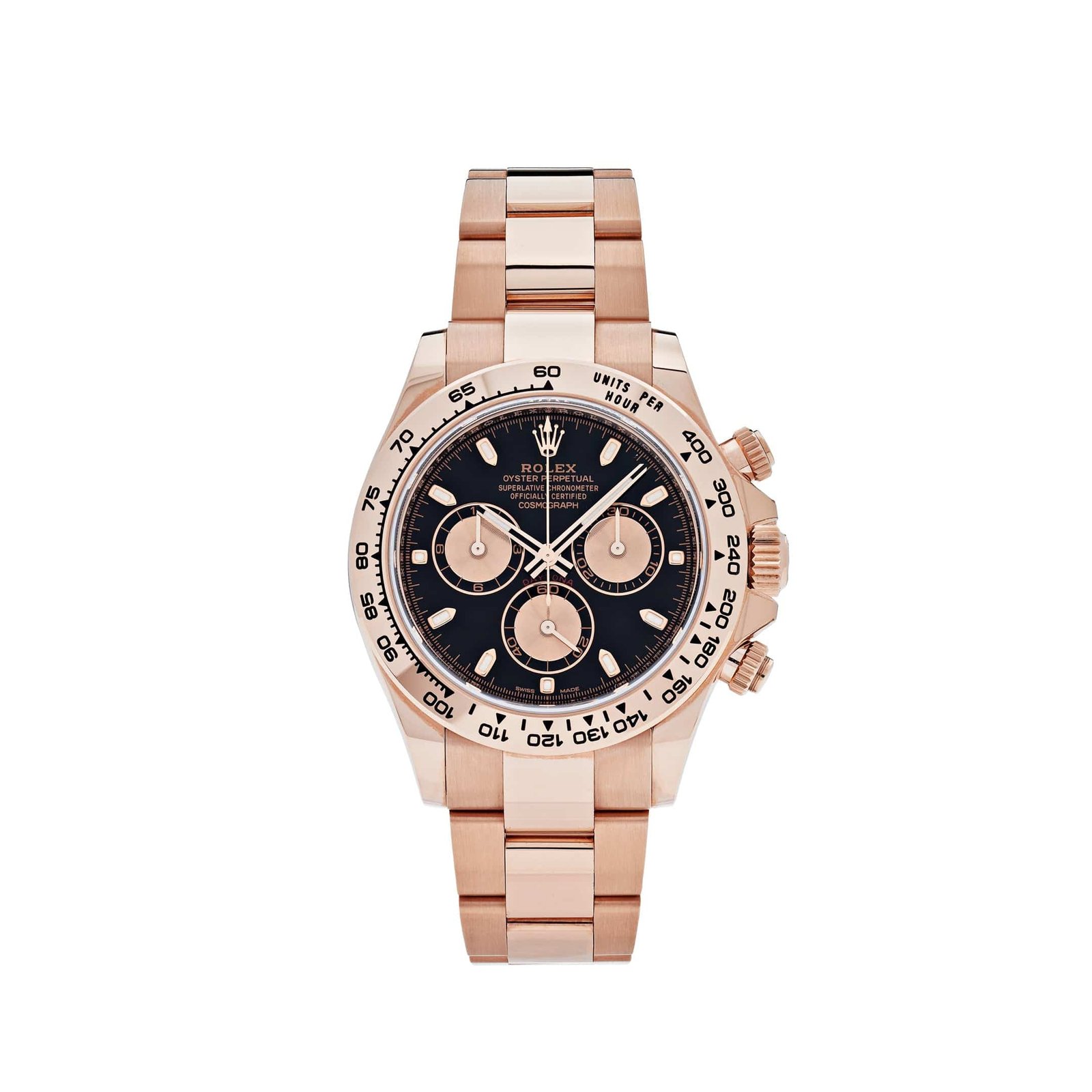 R01ex Daytona 116505 Rose Gold Black Dial (2024)