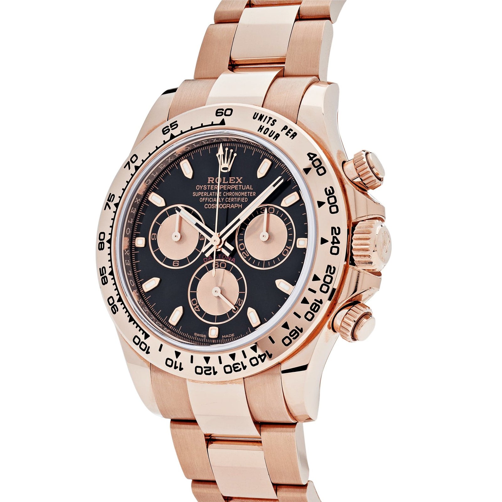 R01ex Daytona 116505 Rose Gold Black Dial (2019)