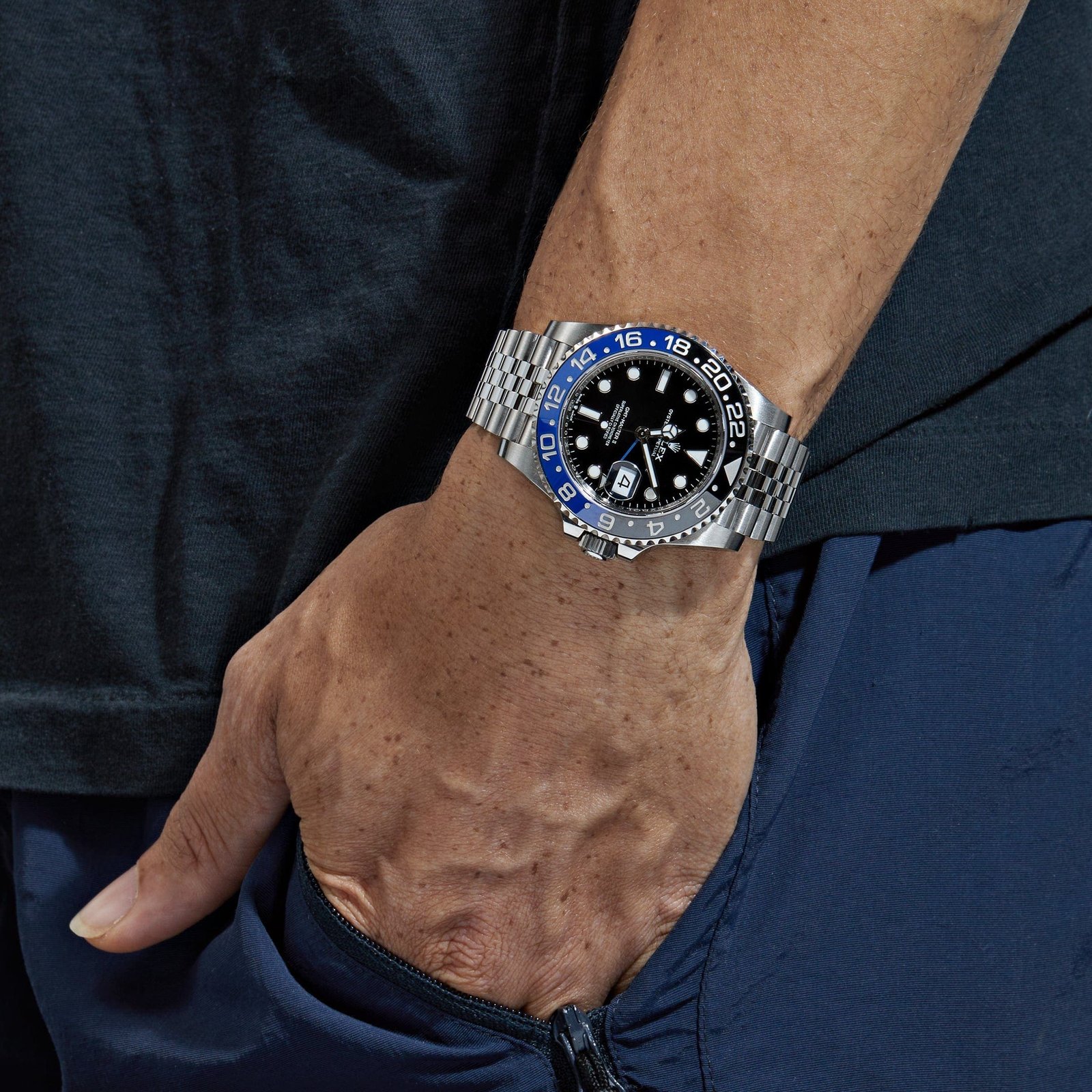 R01ex GMT-Master II 126710BLNR ‘Batgirl’ Stainless Steel Jubilee