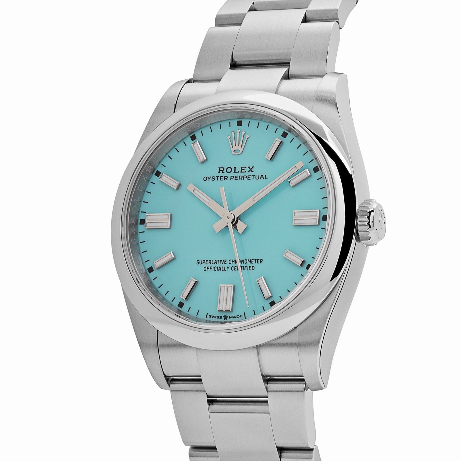 R01ex Oyster Perpetual 36 126000 Stainless Steel Baby Blue Dial (2024)