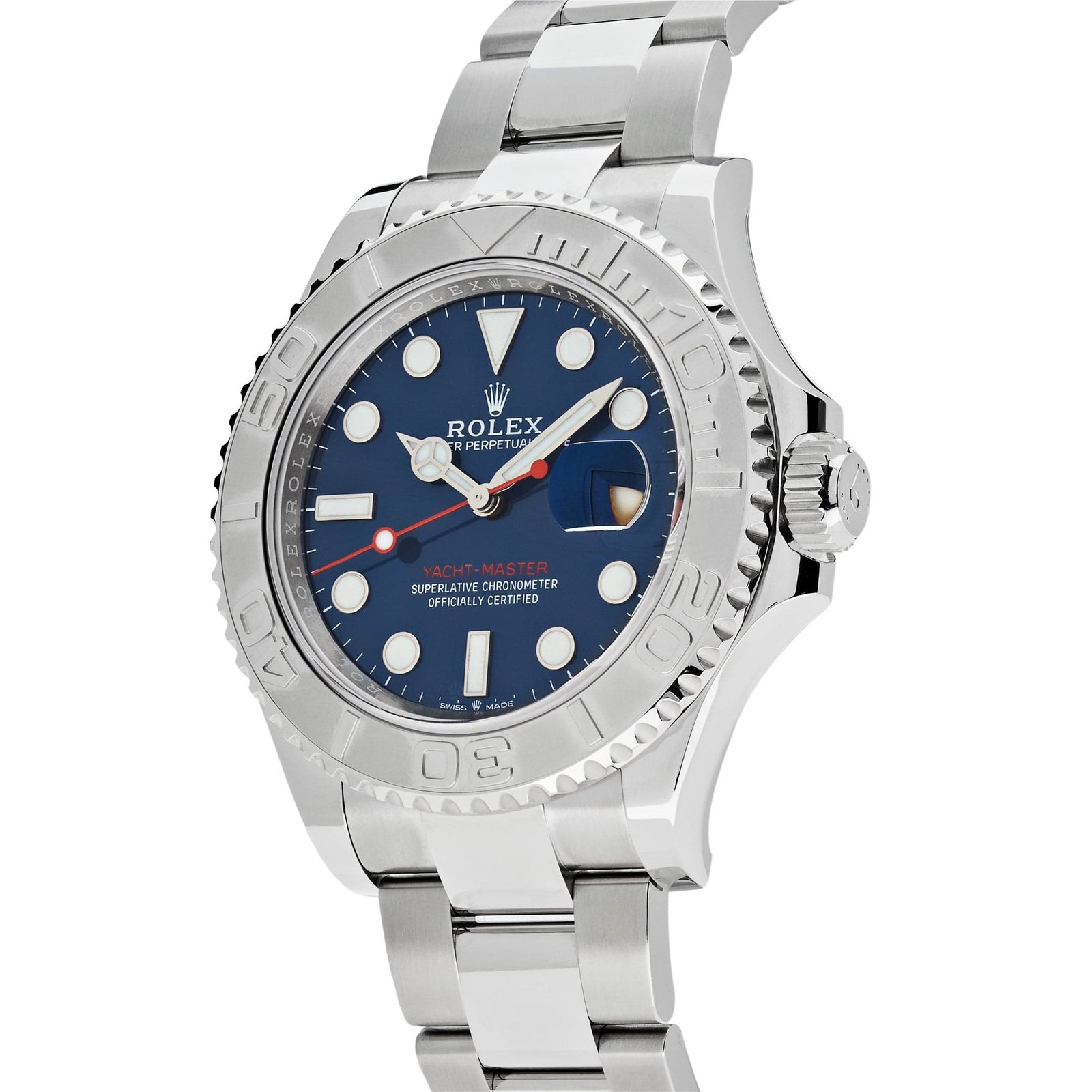 R01ex Yacht-Master 40 126622 Stainless Steel Blue Dial