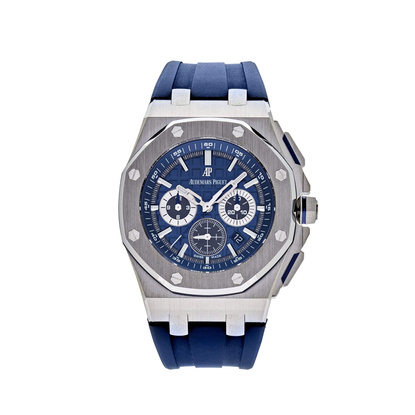 Audemars P1g*et Royal Oak Offshore 26480TI.OO.A027CA.01 Chronograph Titanium Blue Dial