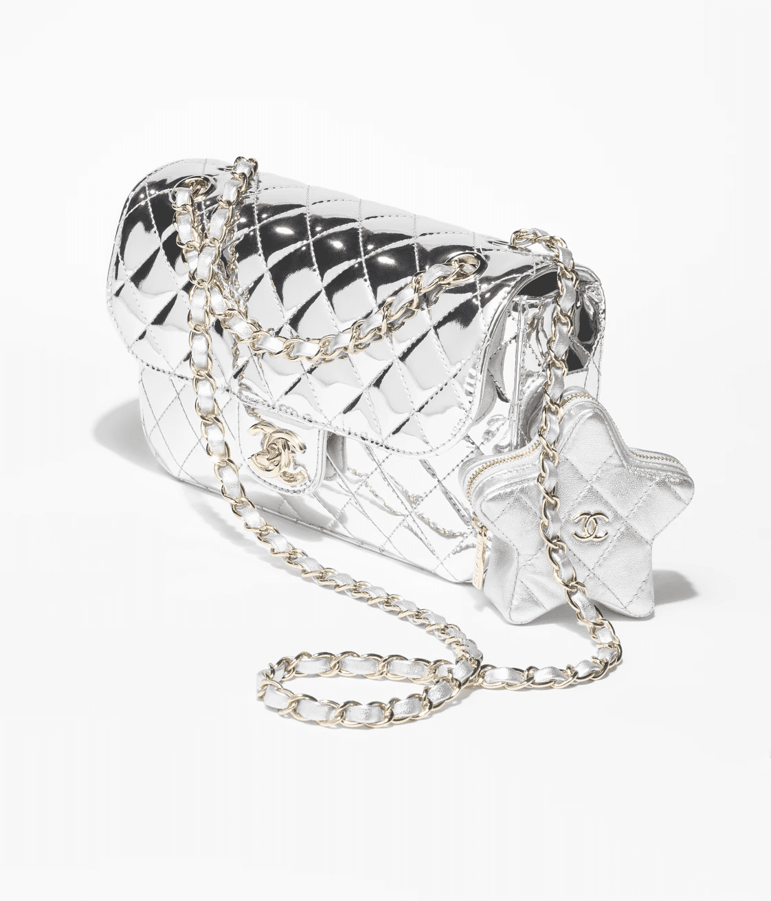 Ch**el FLAP BAG & STAR COIN PURSE